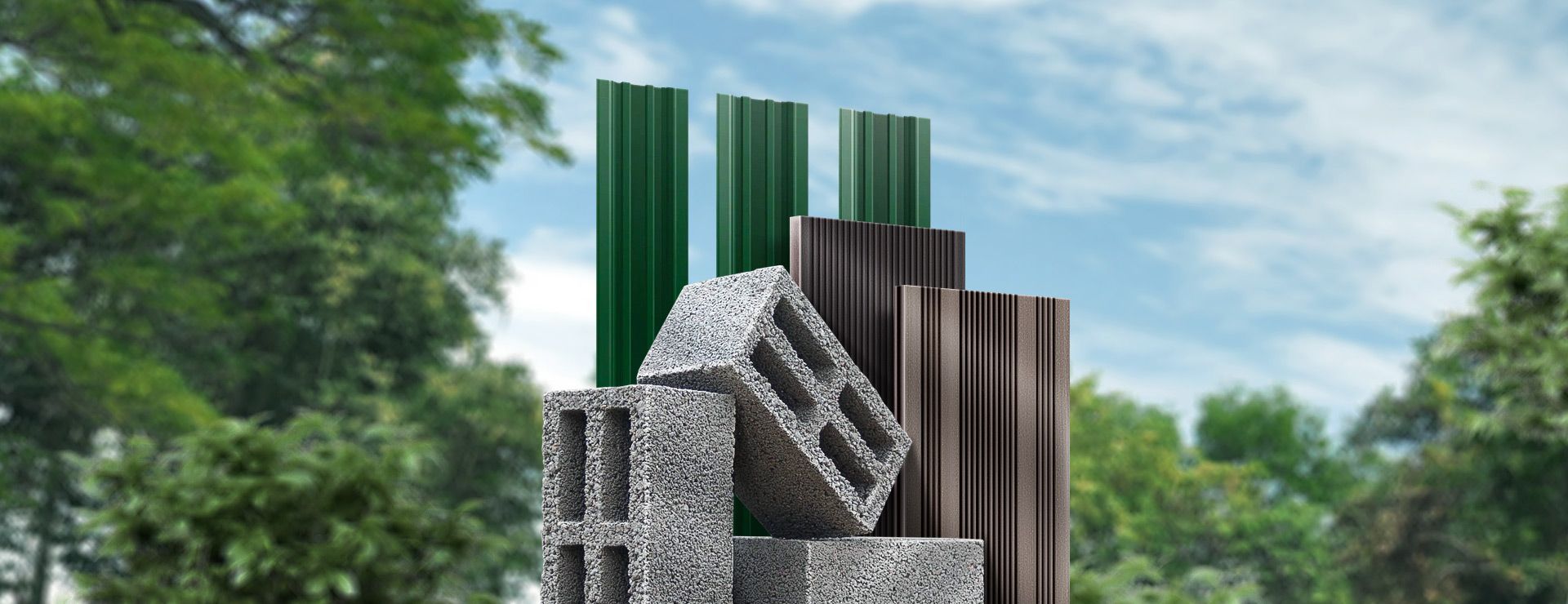 Arrival of building materials collection 2020